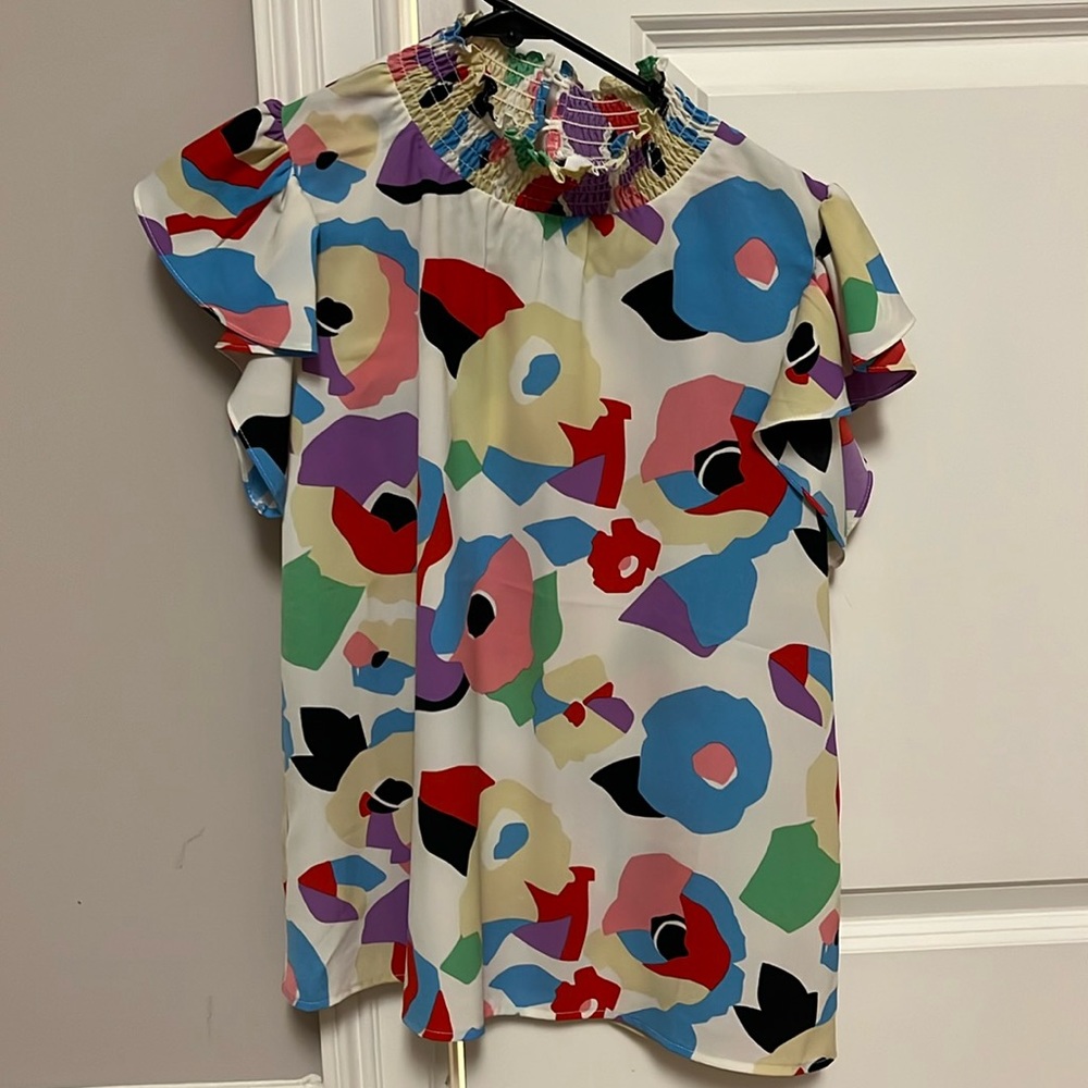 THML abstract floral top